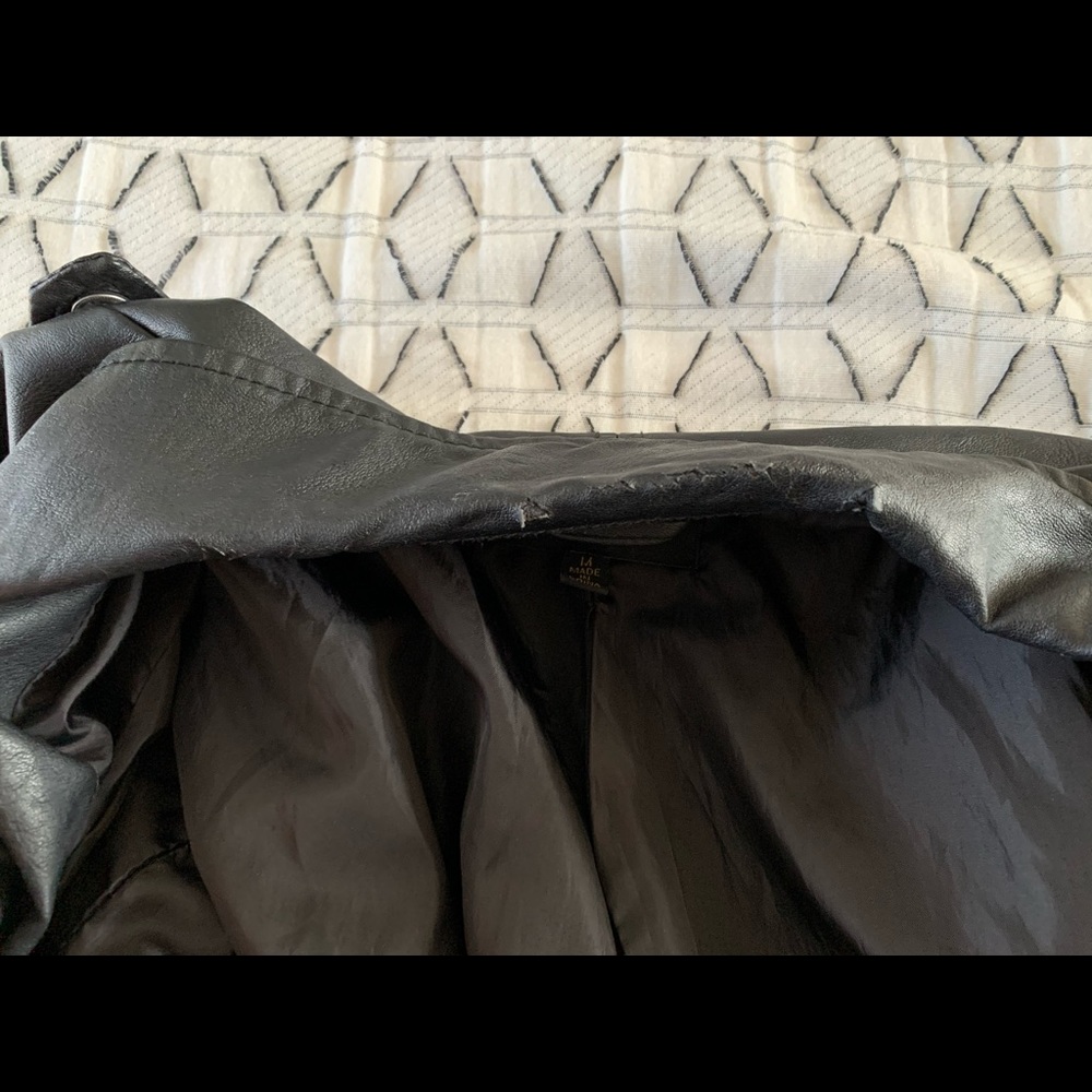 Blu Pepper Faux Leather Jacket - Picture 6 of 6